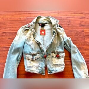 Excellent condition Diesel women denim jacket blazer sz XS